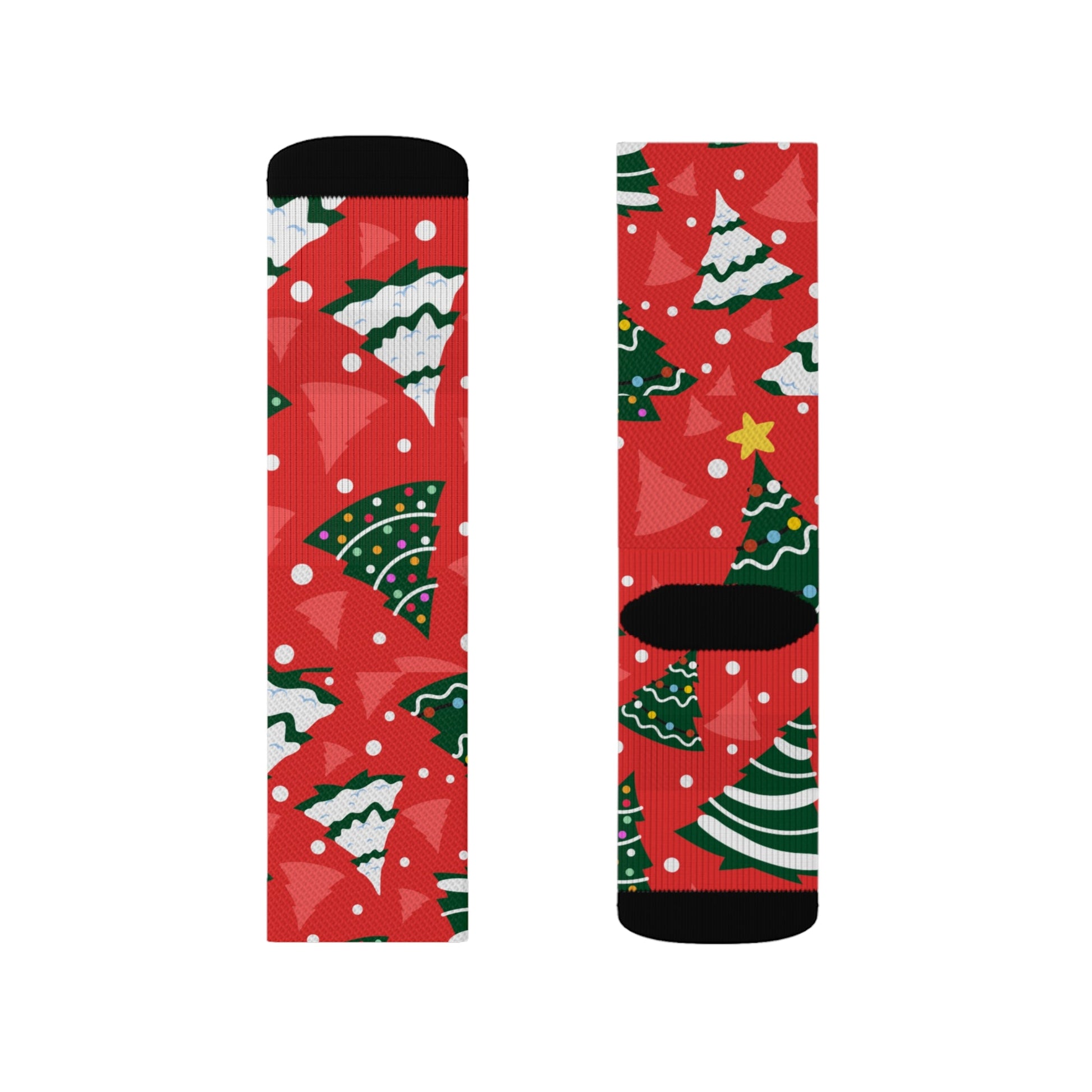 Sublimation Socks Red Home-clothes-jewelry