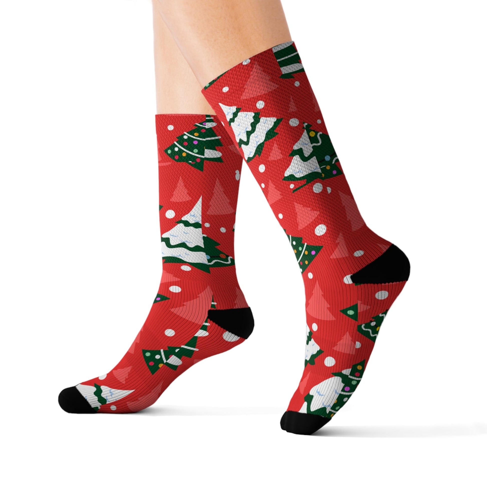 Sublimation Socks Red Home-clothes-jewelry