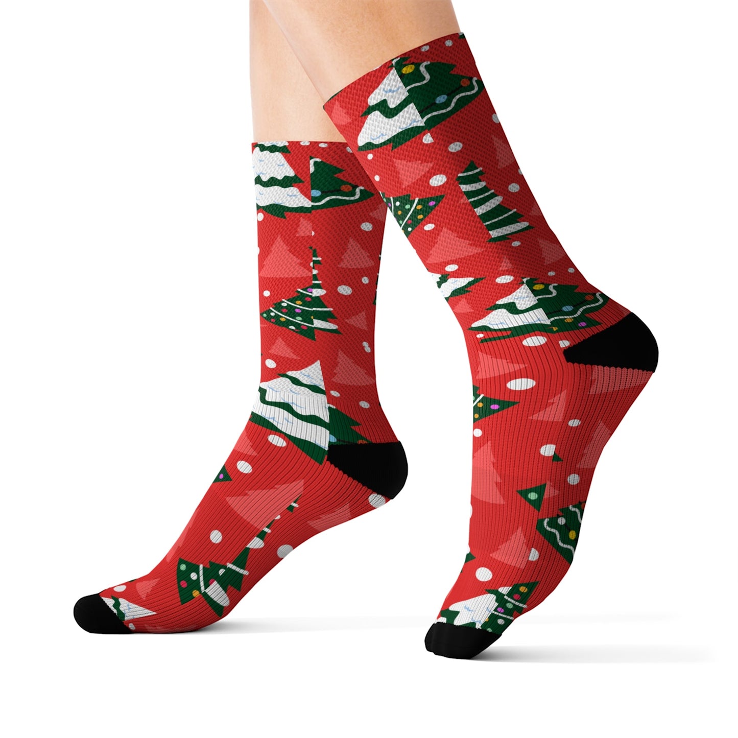 Sublimation Socks Red Home-clothes-jewelry