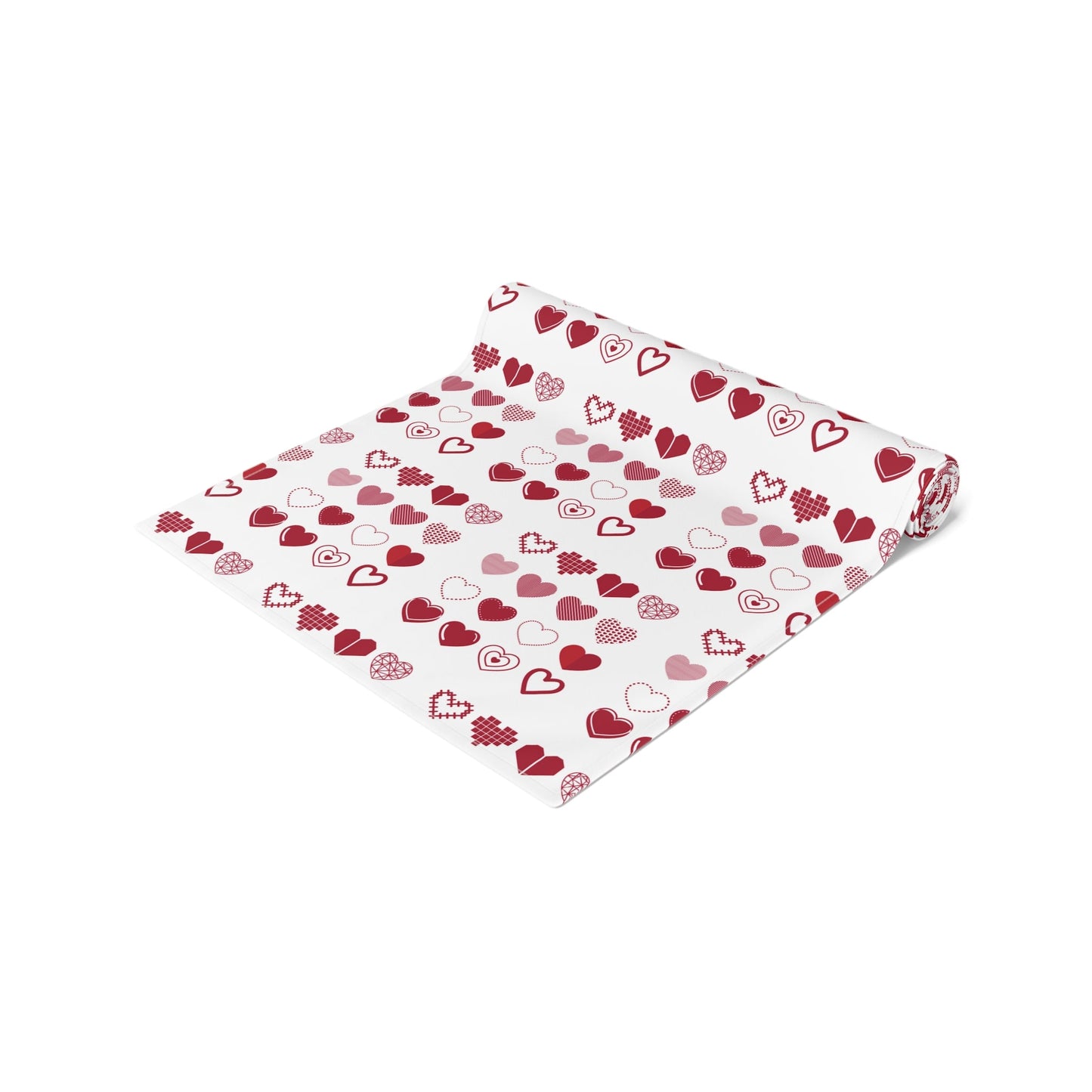 Table Runner (Cotton, Poly) Hearts Valentine Home-clothes-jewelry