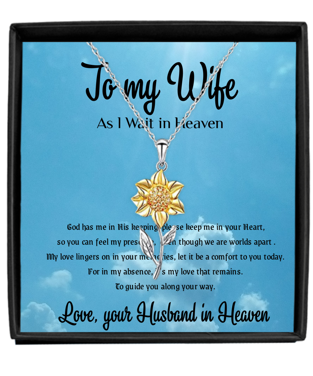 To my Wife wAs I wait in Heaven Home-clothes-jewelry