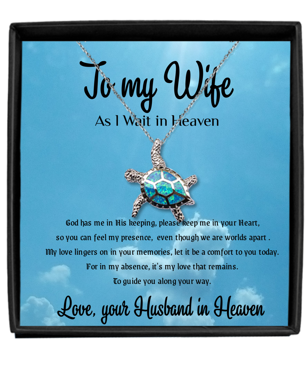 To my Wife wAs I wait in Heaven Home-clothes-jewelry