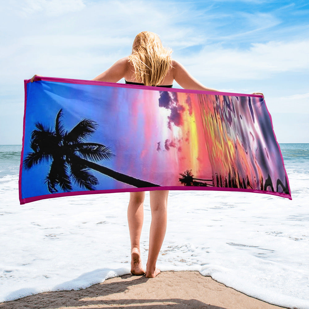 Towel Sunset at the beach Home-clothes-jewelry