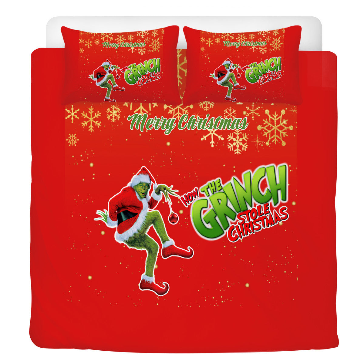 Transform Your Christmas with Bedding Grinch, Christmas Decoration Home-clothes-jewelry