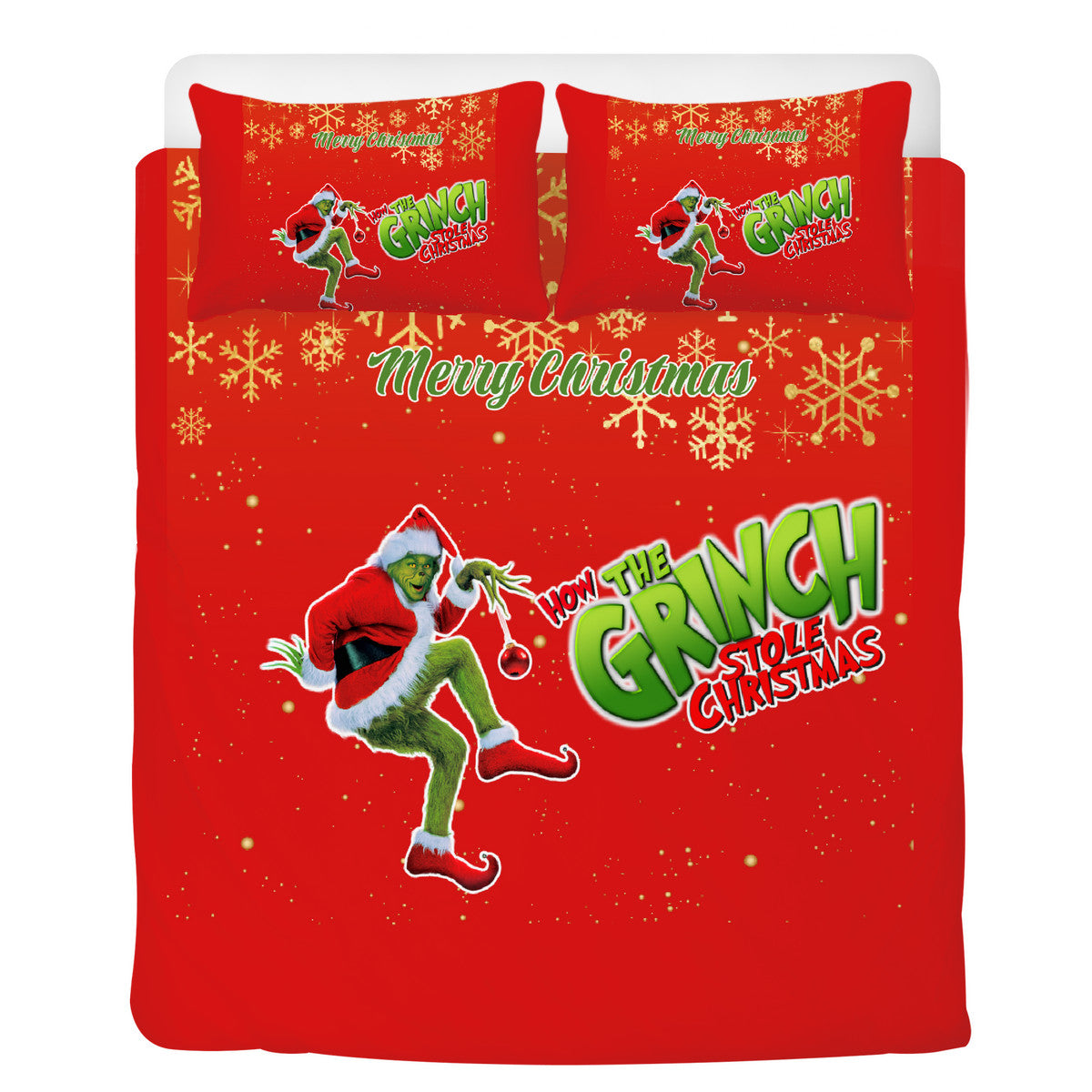 Transform Your Christmas with Bedding Grinch, Christmas Decoration Home-clothes-jewelry