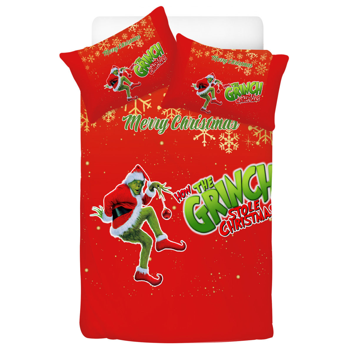 Transform Your Christmas with Bedding Grinch, Christmas Decoration Home-clothes-jewelry