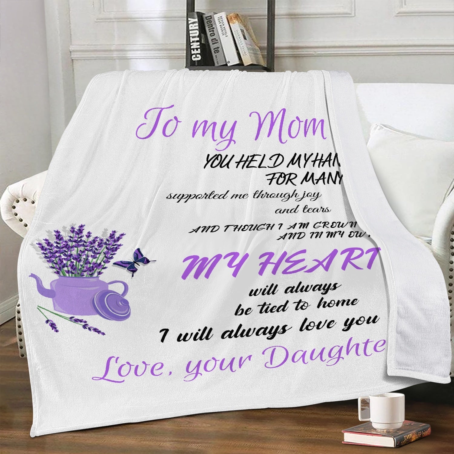 Trends Dual-sided Stitched Fleece Blanket To mu Mom Home-clothes-jewelry