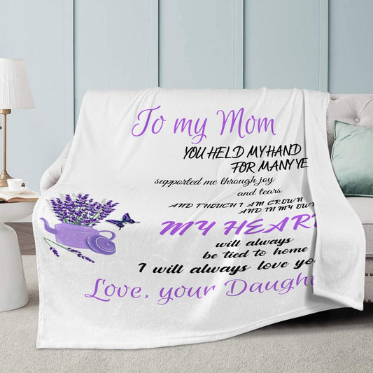 Trends Dual-sided Stitched Fleece Blanket To mu Mom Home-clothes-jewelry