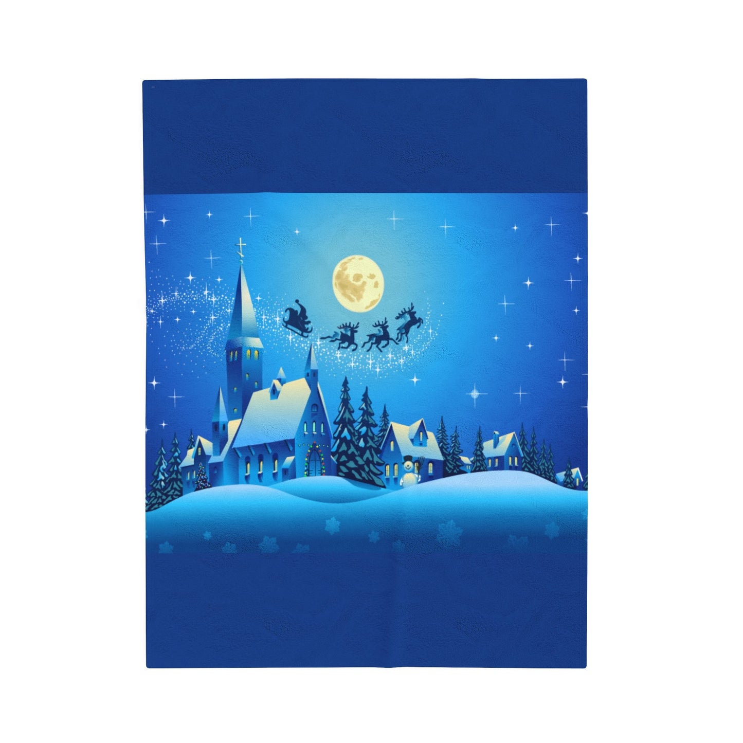 Velveteen Plush Blanket Christmas night Home-clothes-jewelry