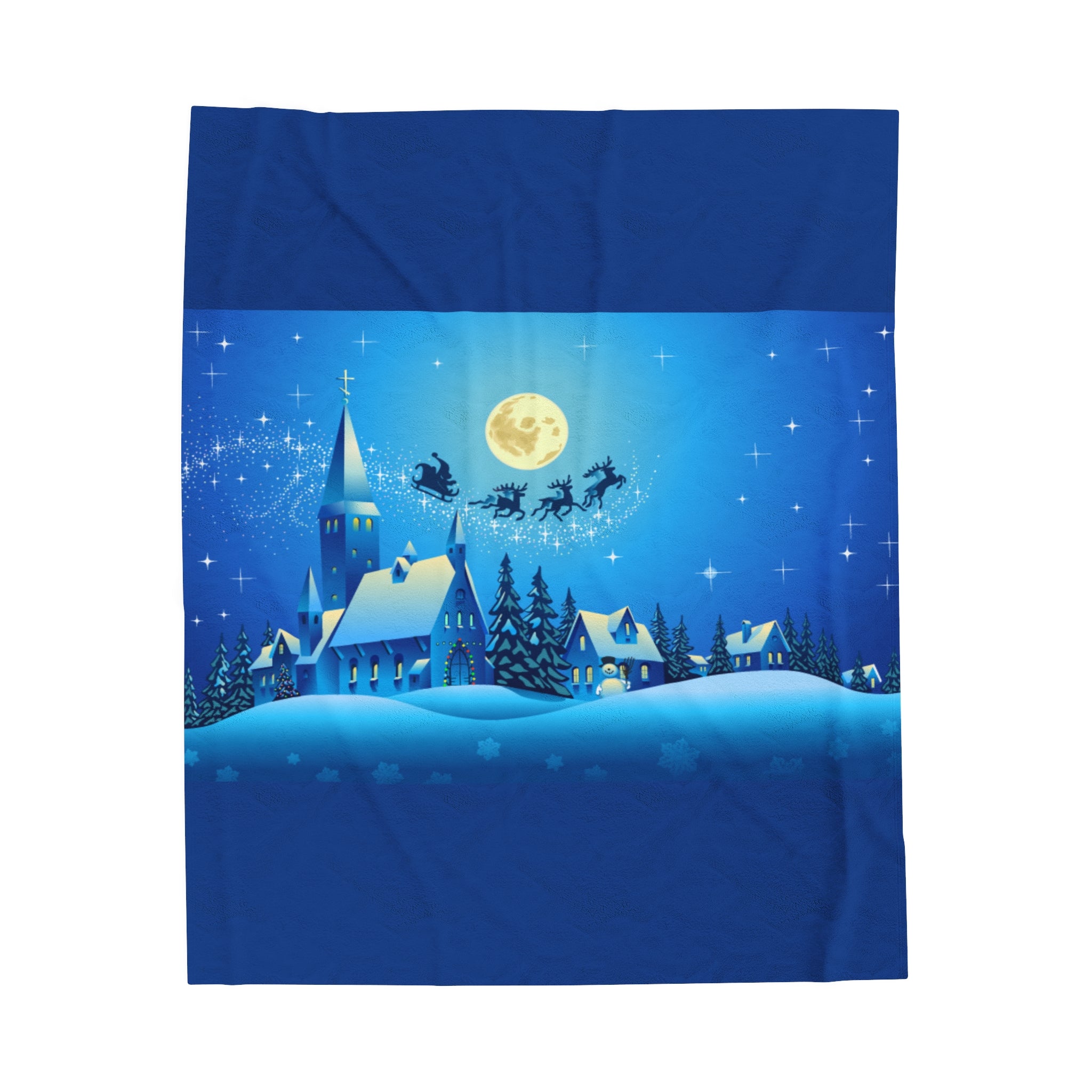Velveteen Plush Blanket Christmas night Home-clothes-jewelry