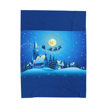 Velveteen Plush Blanket Christmas night Home-clothes-jewelry
