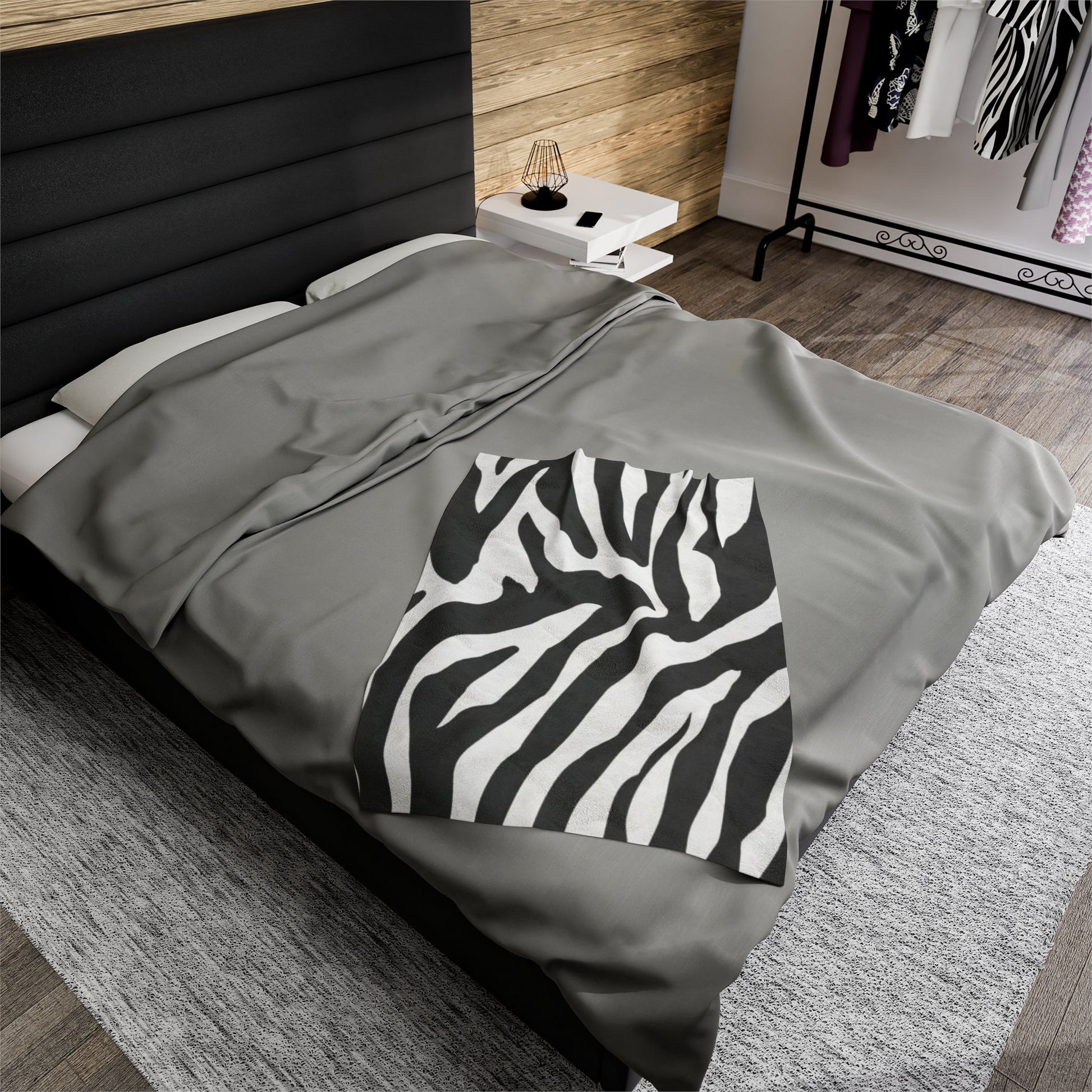 Velveteen Plush Blanket Zebra Home-clothes-jewelry