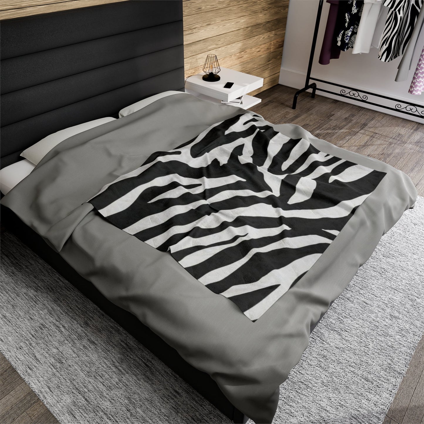 Velveteen Plush Blanket Zebra Home-clothes-jewelry