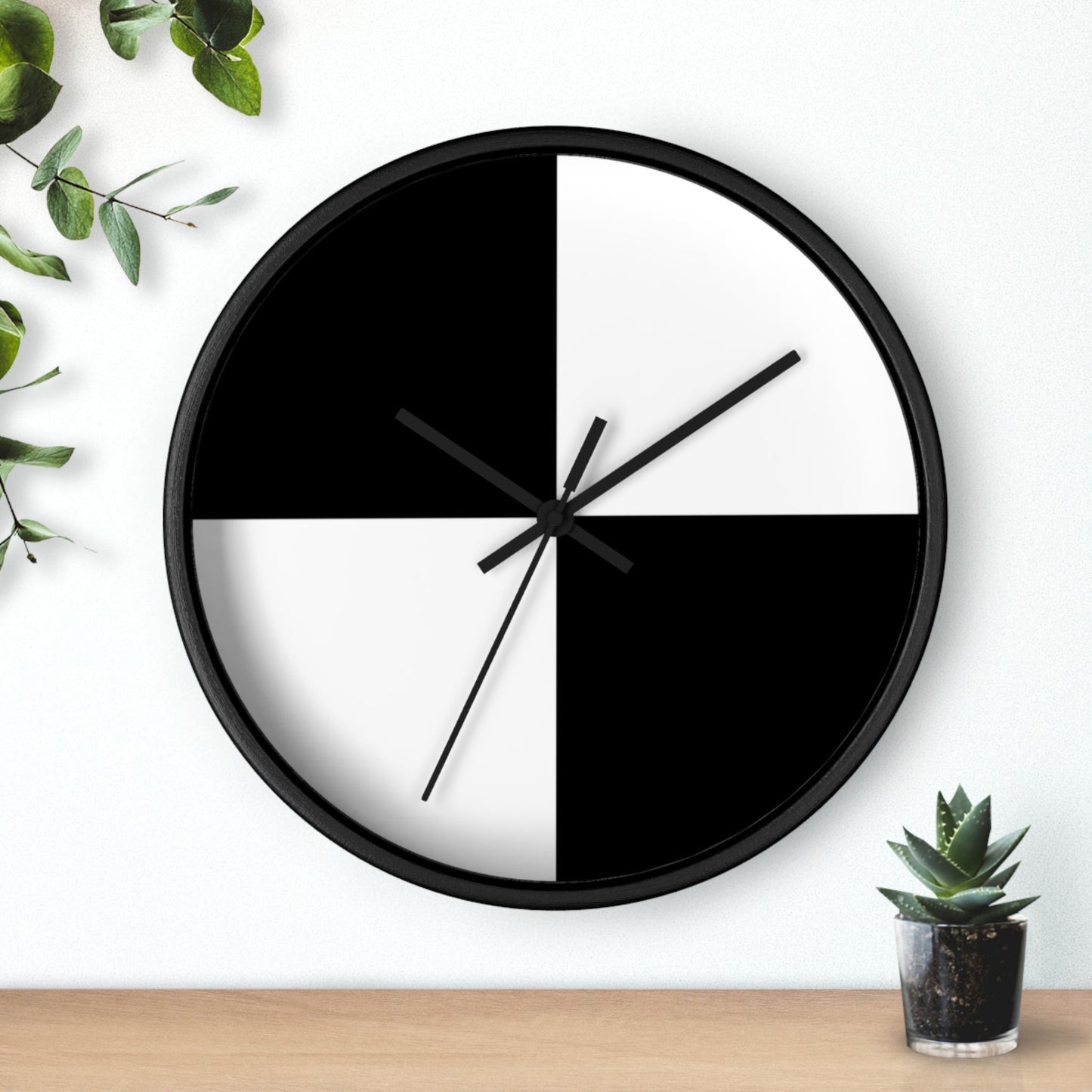 Wall clock Black and White simple Home-clothes-jewelry