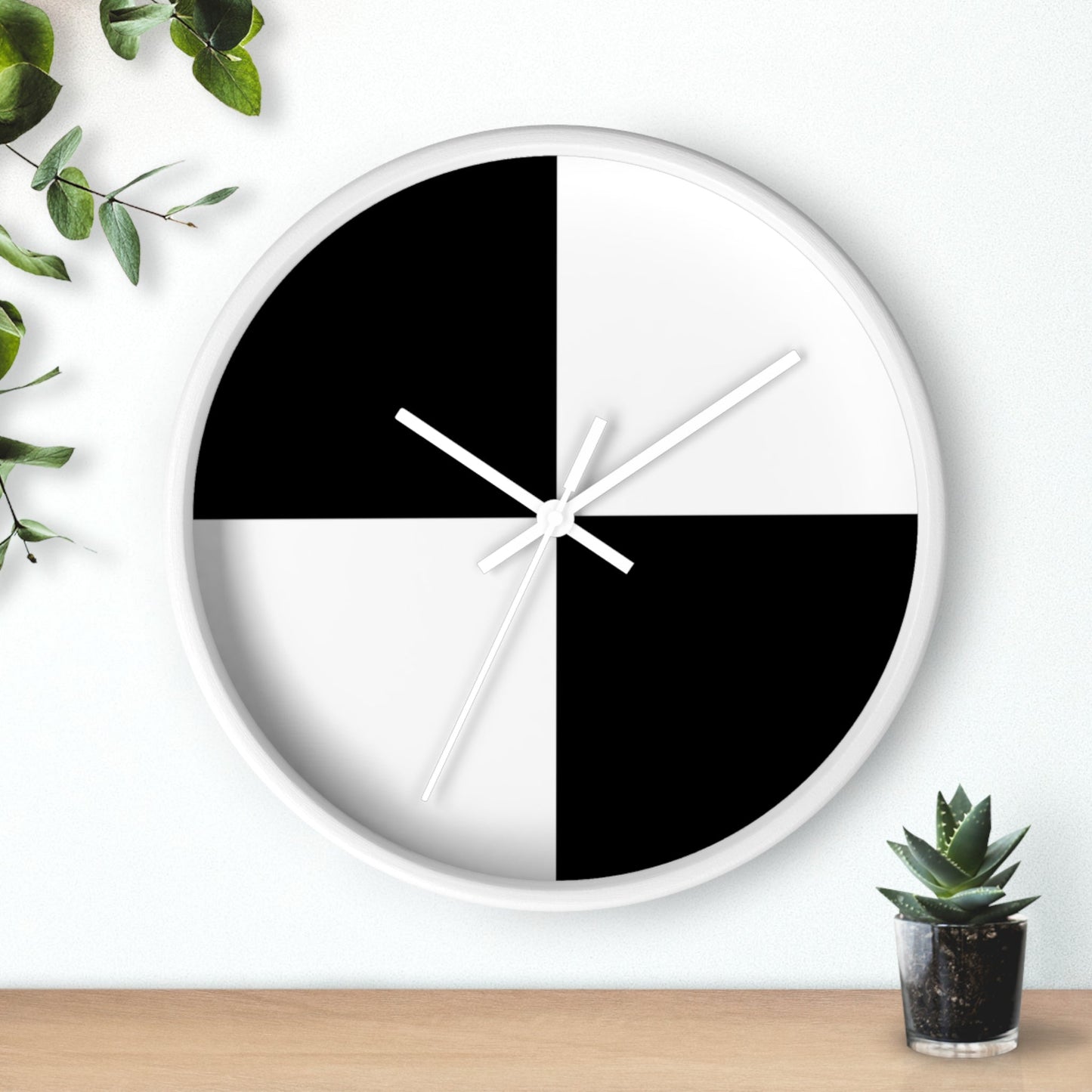 Wall clock Black and White simple Home-clothes-jewelry