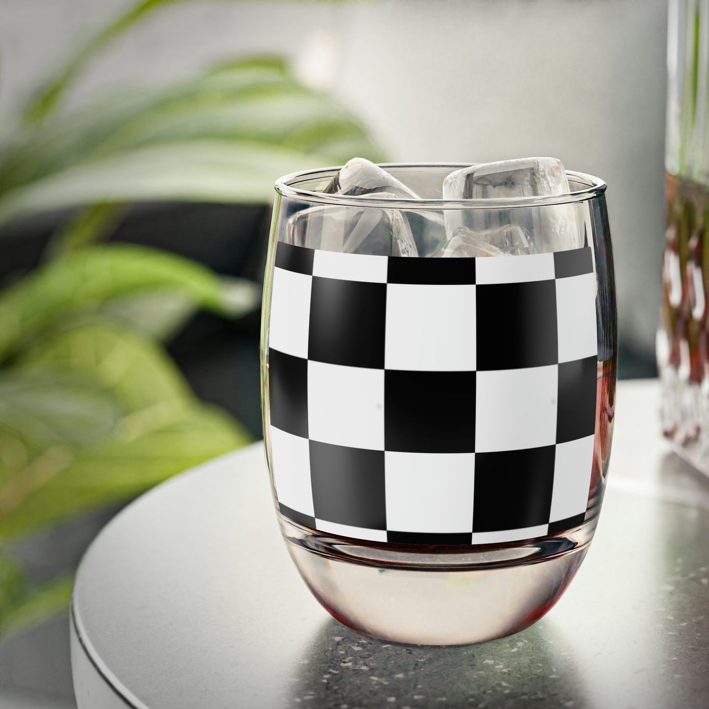 Whiskey Glass Black White Home-clothes-jewelry