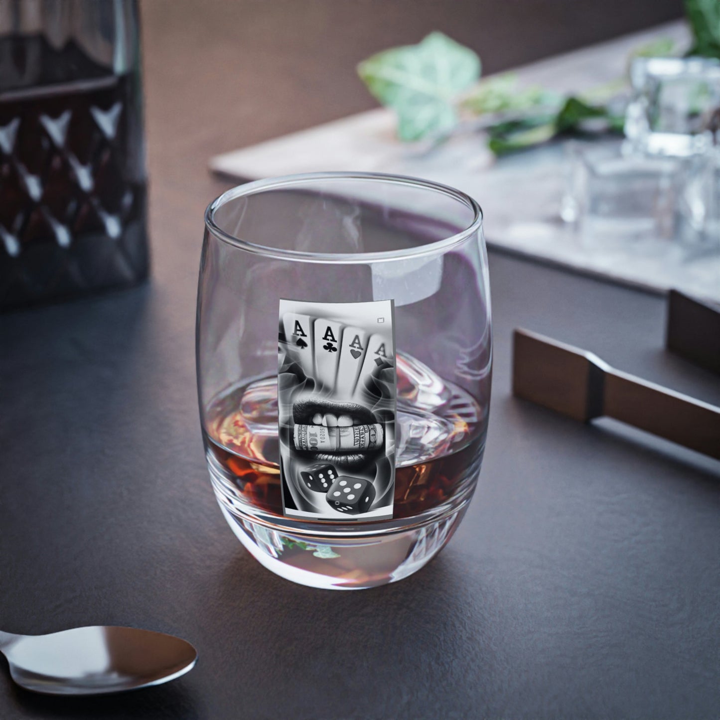 Whiskey Glass Cards Home-clothes-jewelry