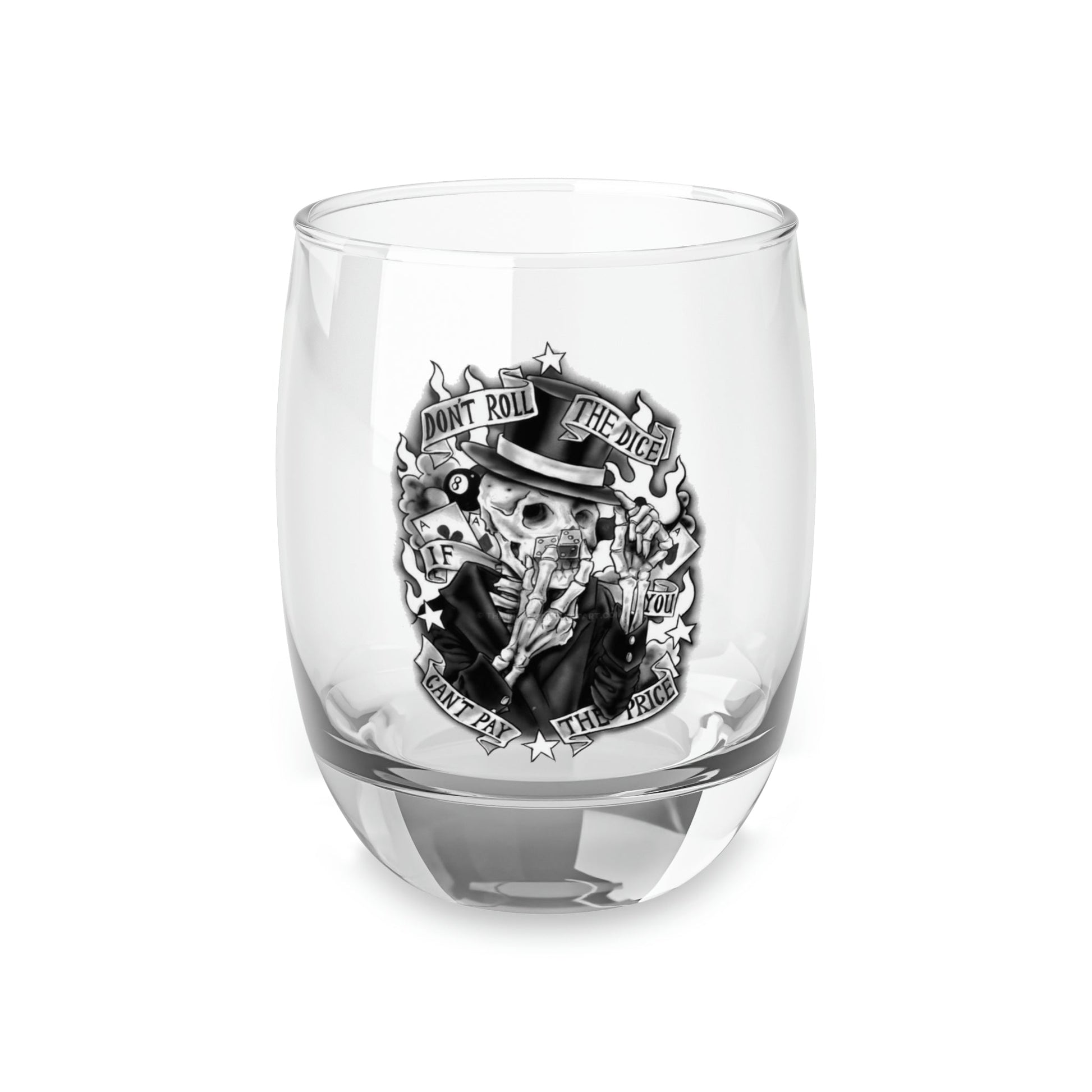 Whiskey Glass Don't roll the dice Home-clothes-jewelry