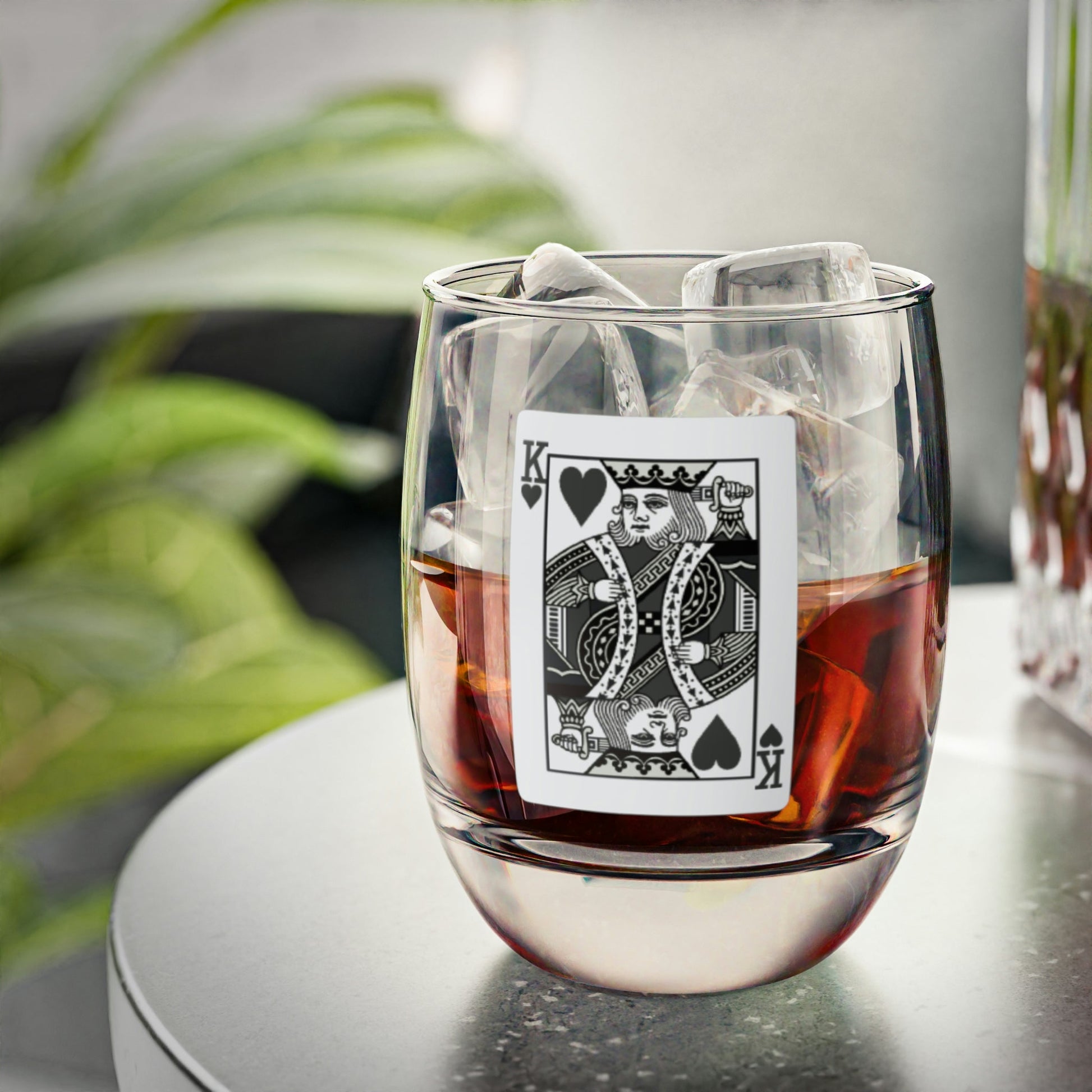 Whiskey Glass King card Home-clothes-jewelry