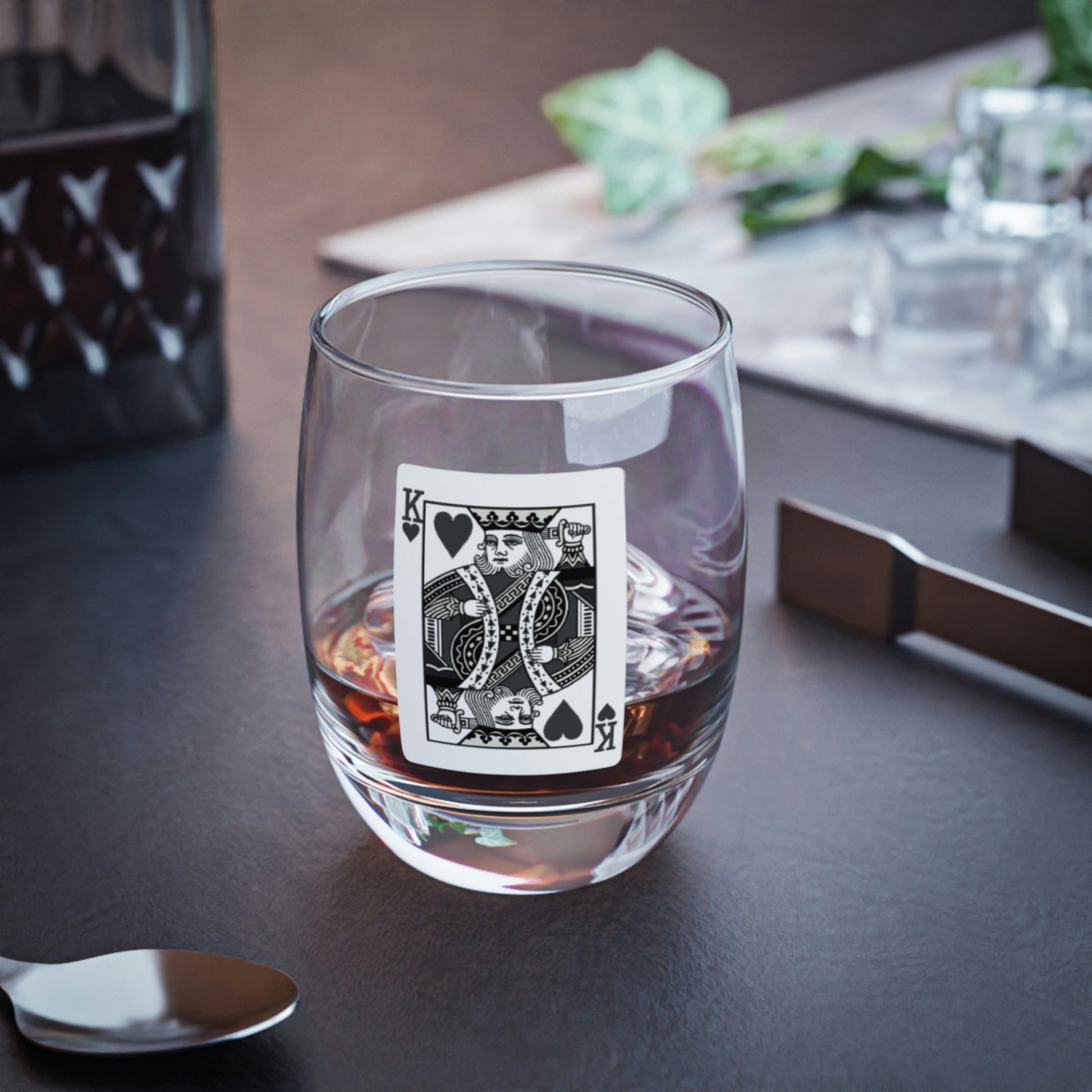 Whiskey Glass King card Home-clothes-jewelry