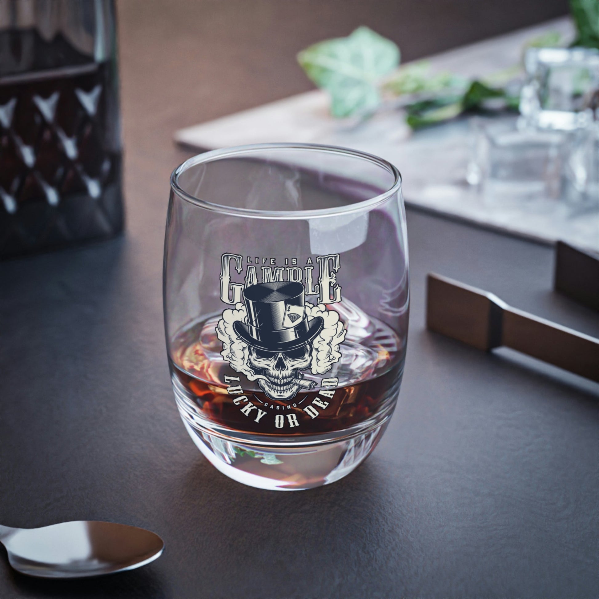 Whiskey Glass Life's gamble Home-clothes-jewelry