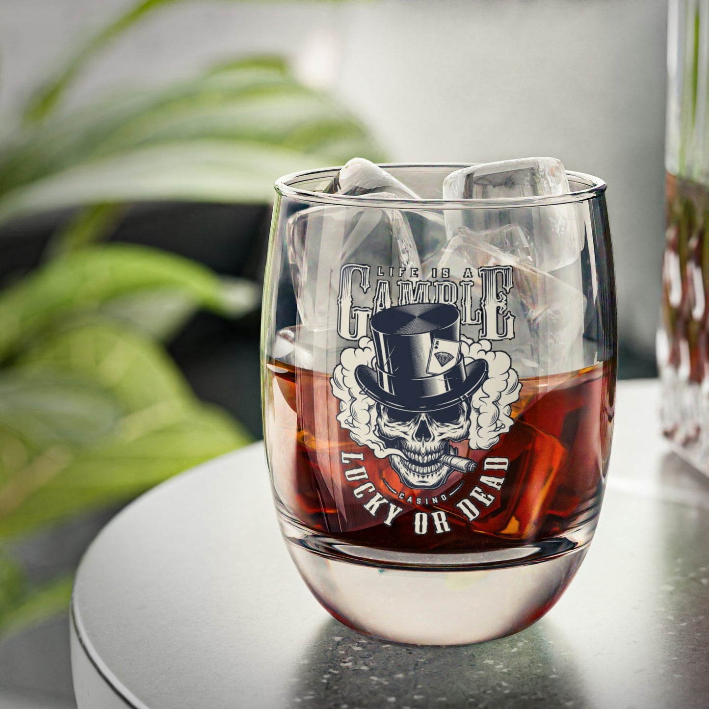 Whiskey Glass Life's gamble Home-clothes-jewelry