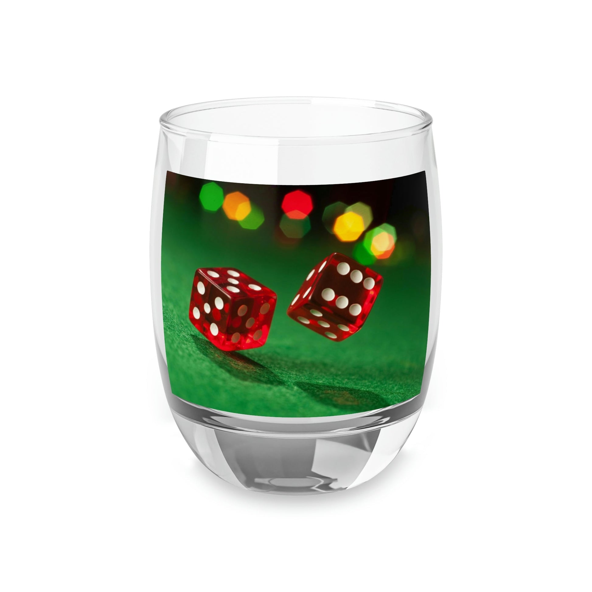 Whiskey Glass Two dices Home-clothes-jewelry