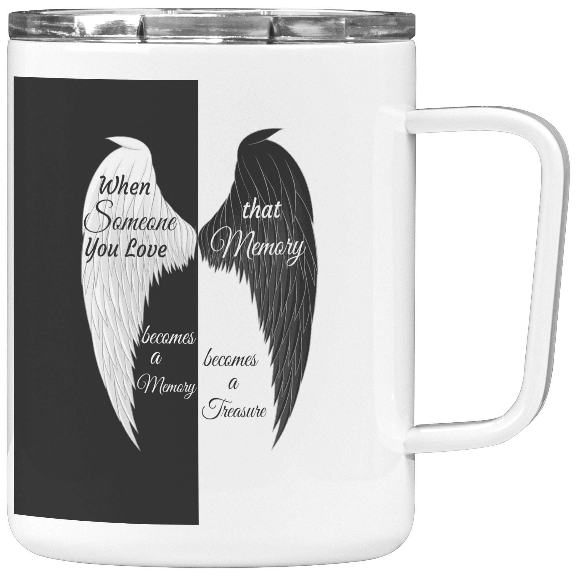 Whispering Remembrance: Embracing Eternal Love with the Angel Wings Mug to Go Home-clothes-jewelry