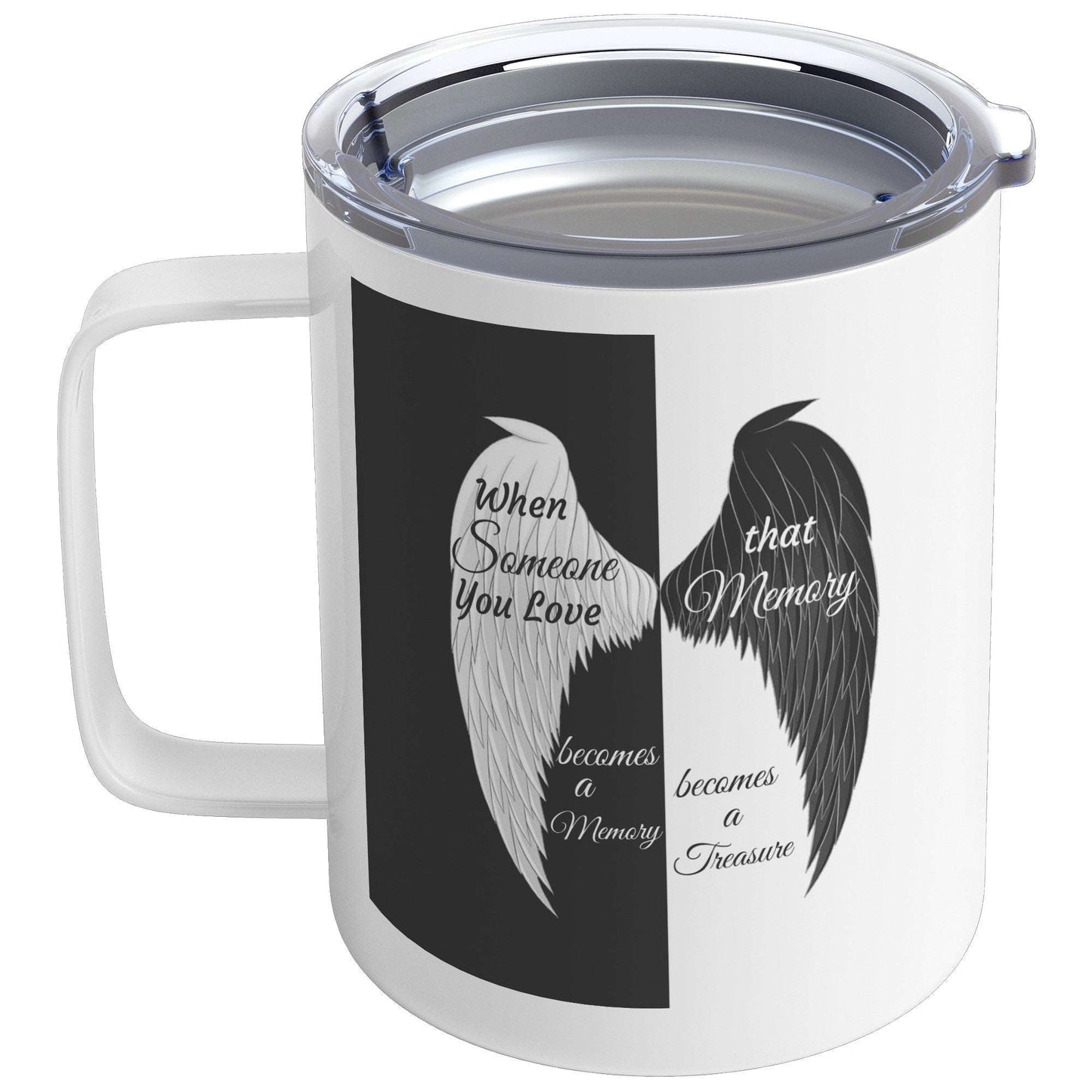 Whispering Remembrance: Embracing Eternal Love with the Angel Wings Mug to Go Home-clothes-jewelry