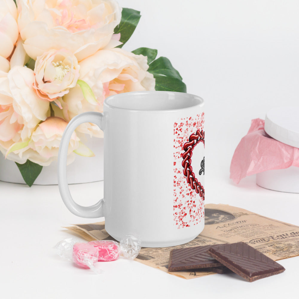 White glossy mug Love you Home-clothes-jewelry