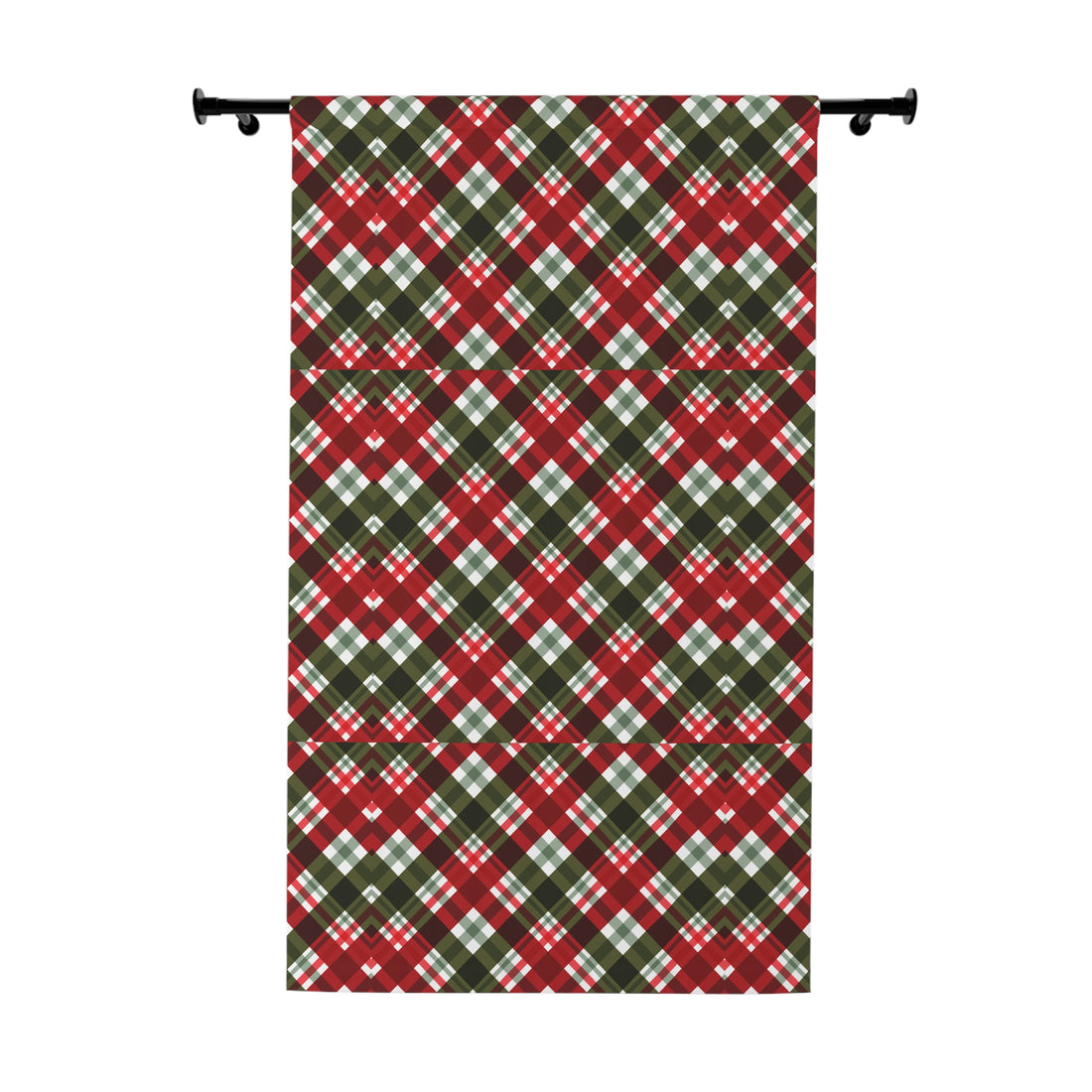 Window Curtains (1 Piece) Christmas pattern Home-clothes-jewelry