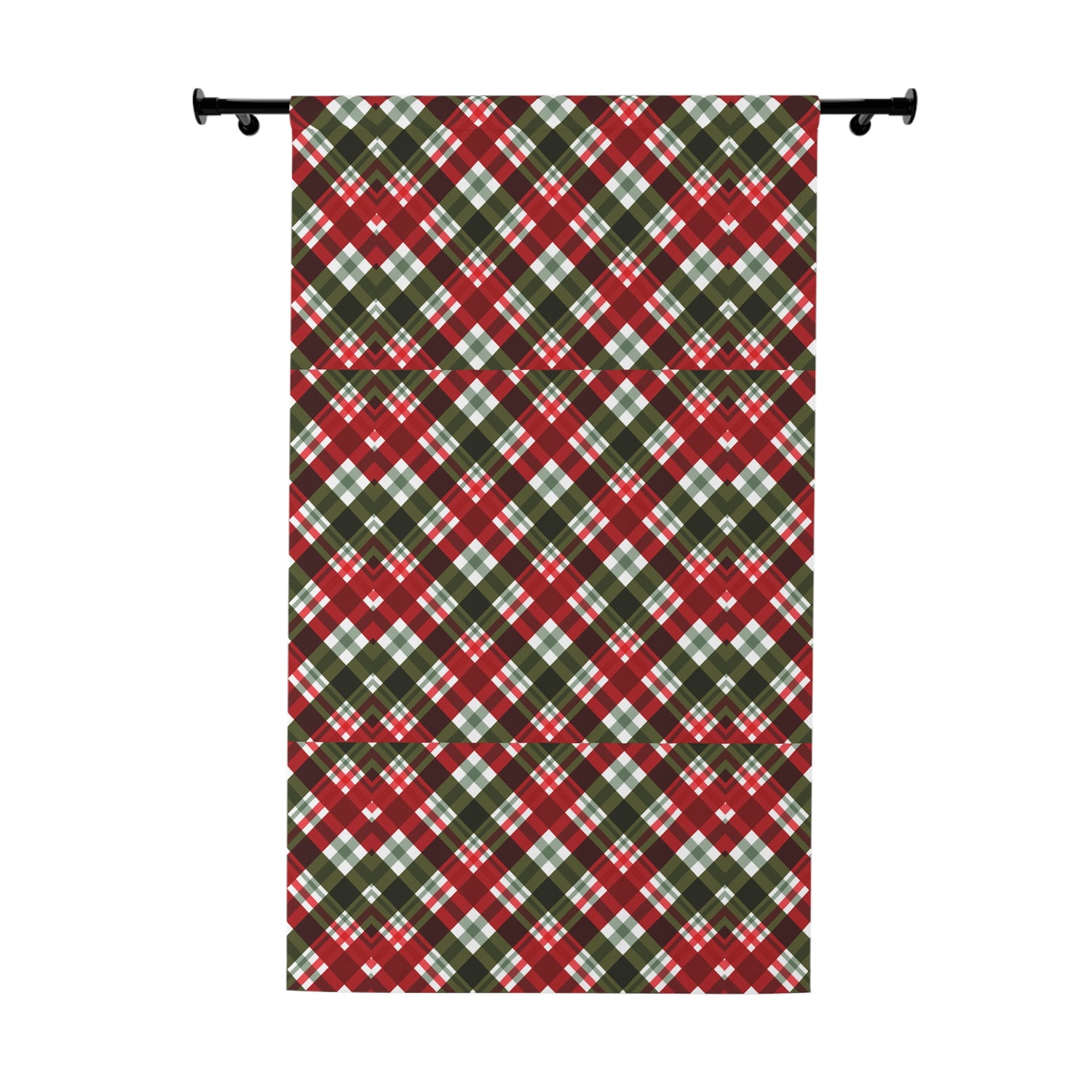Window Curtains (1 Piece) Christmas pattern Home-clothes-jewelry