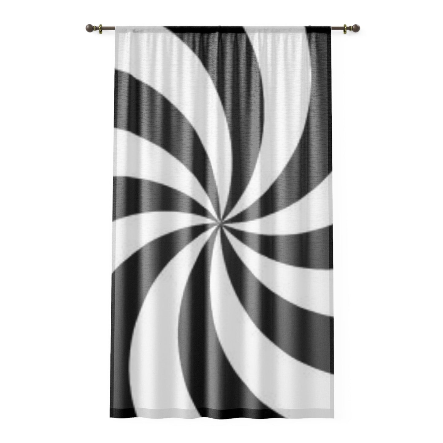 Window Curtains black and white Home-clothes-jewelry