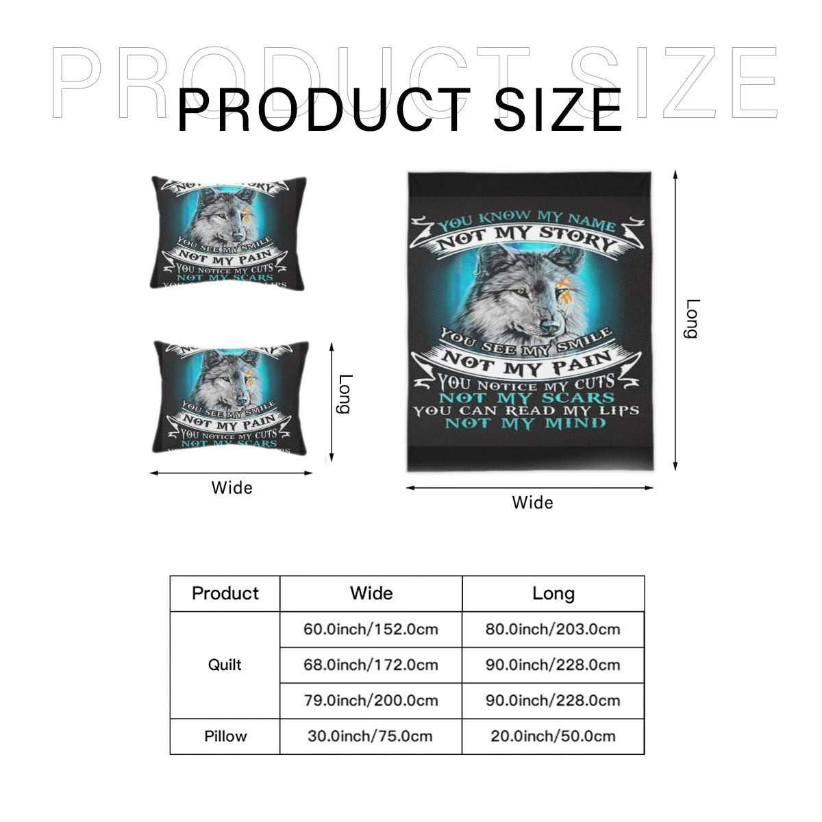 Wolf Bedding Set, Room decoration, Bed decoration, Gift idea Home-clothes-jewelry