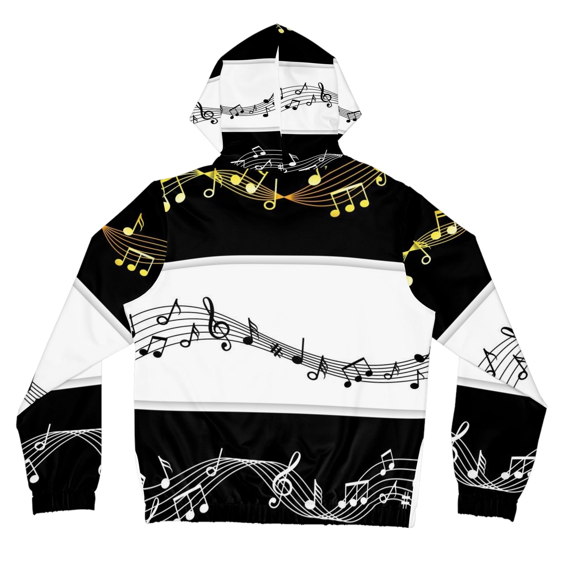 Women’s Full-Zip Hoodie (AOP) Music Home-clothes-jewelry