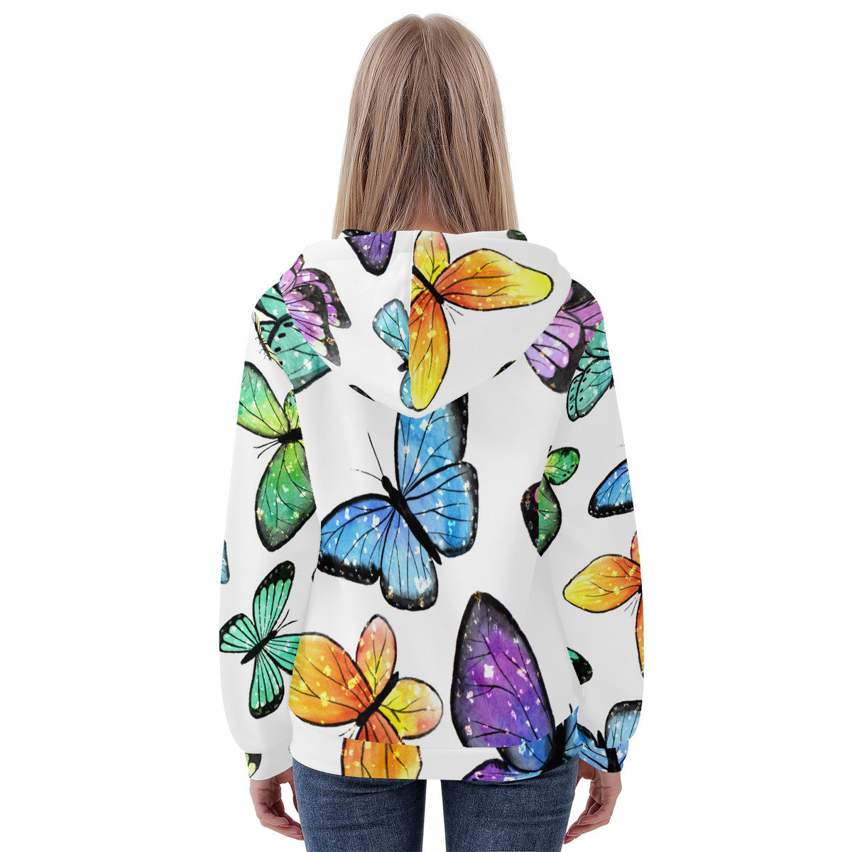 Women's Hoodie Butterflies Home-clothes-jewelry