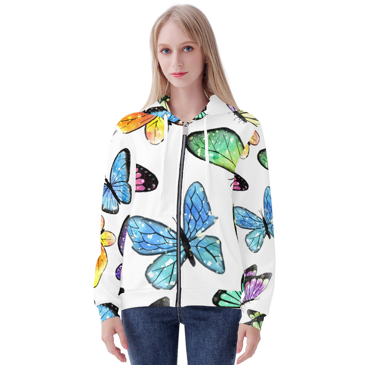 Women's Hoodie Butterflies Home-clothes-jewelry