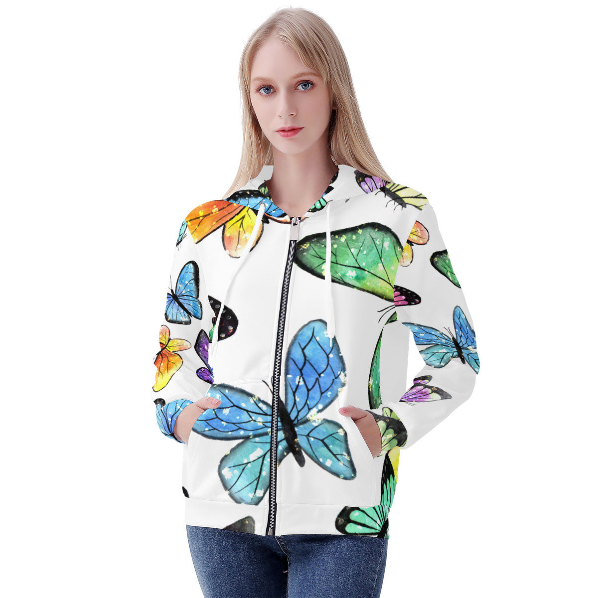 Women's Hoodie Butterflies Home-clothes-jewelry