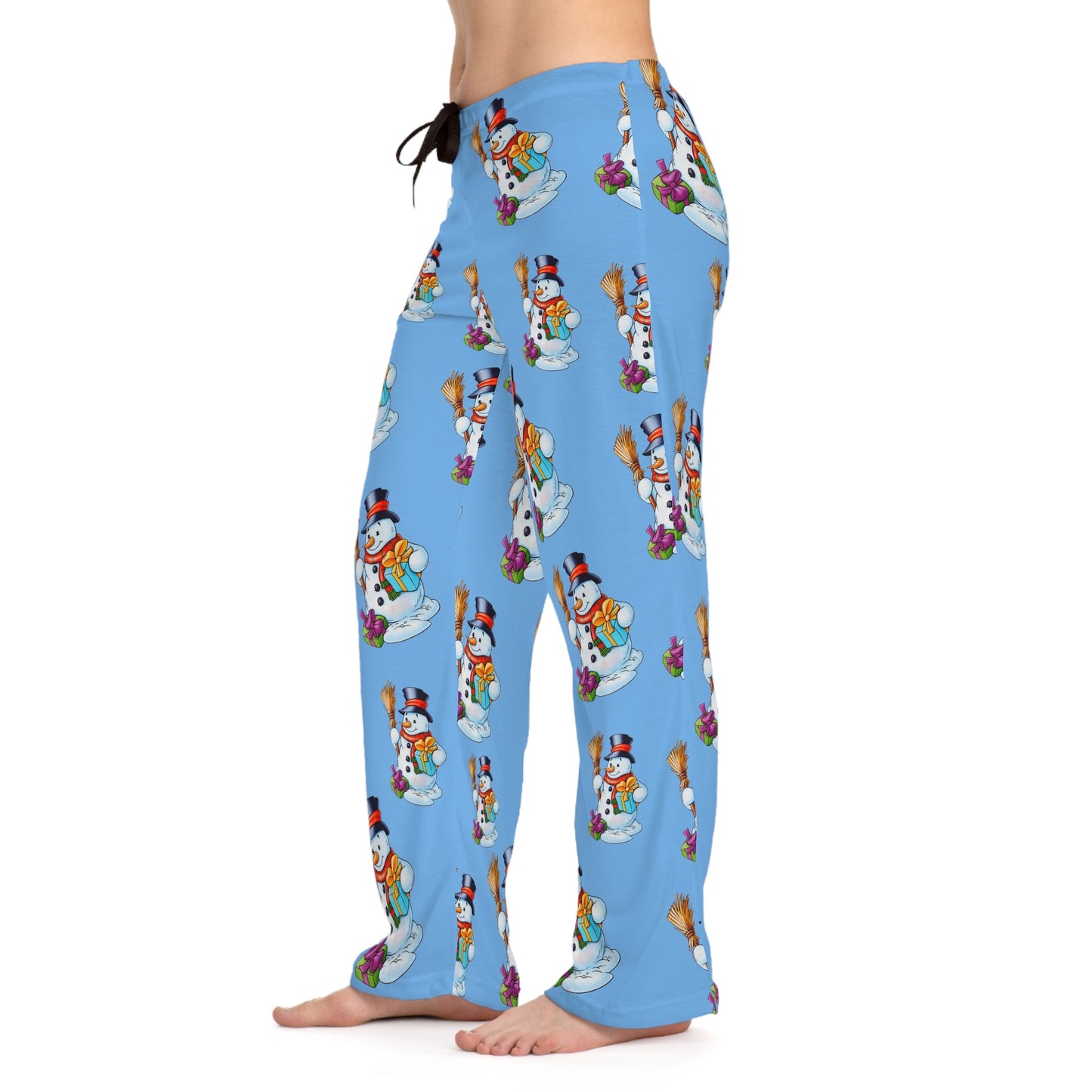 Women's Pajama Pants (AOP) Snowmans Home-clothes-jewelry