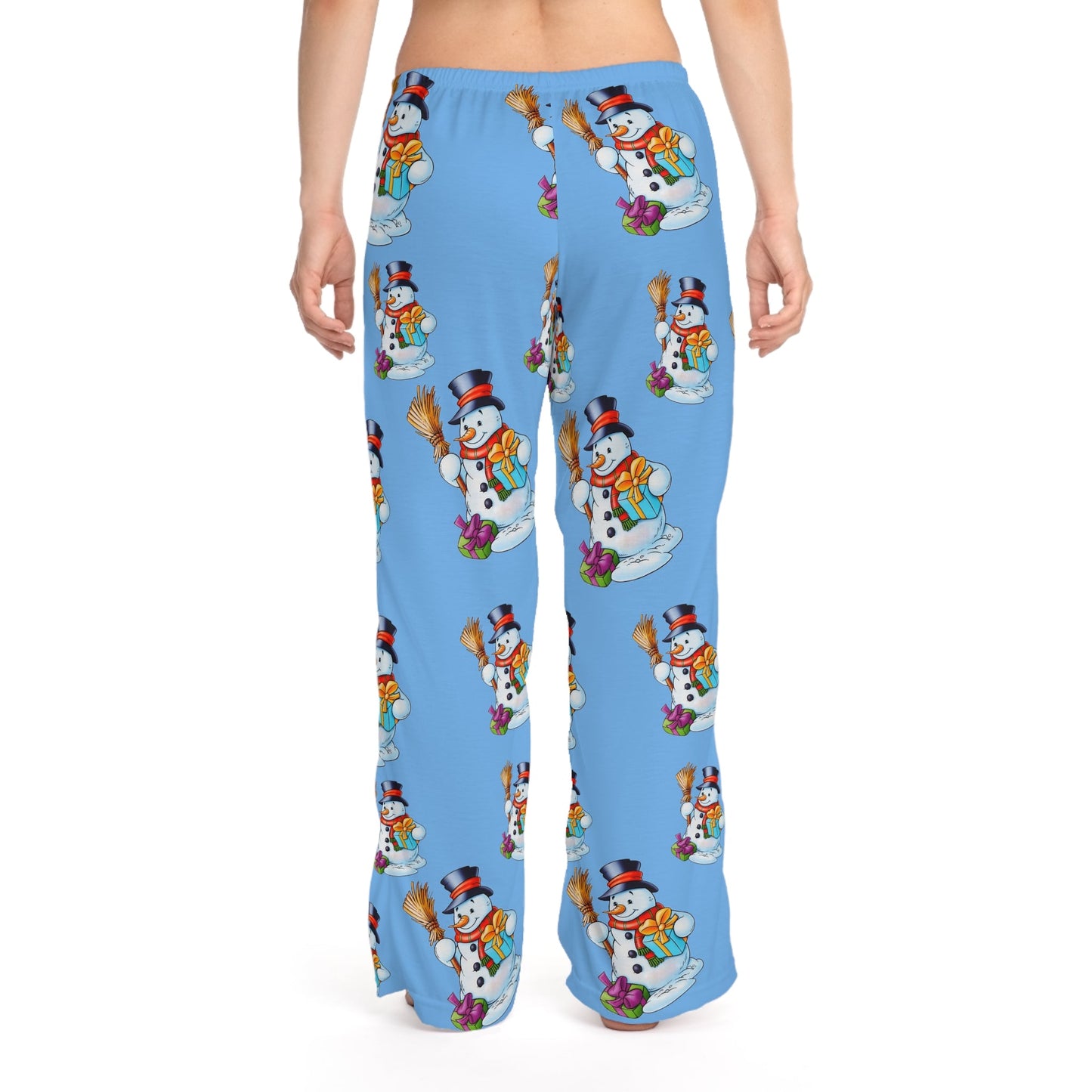 Women's Pajama Pants (AOP) Snowmans Home-clothes-jewelry