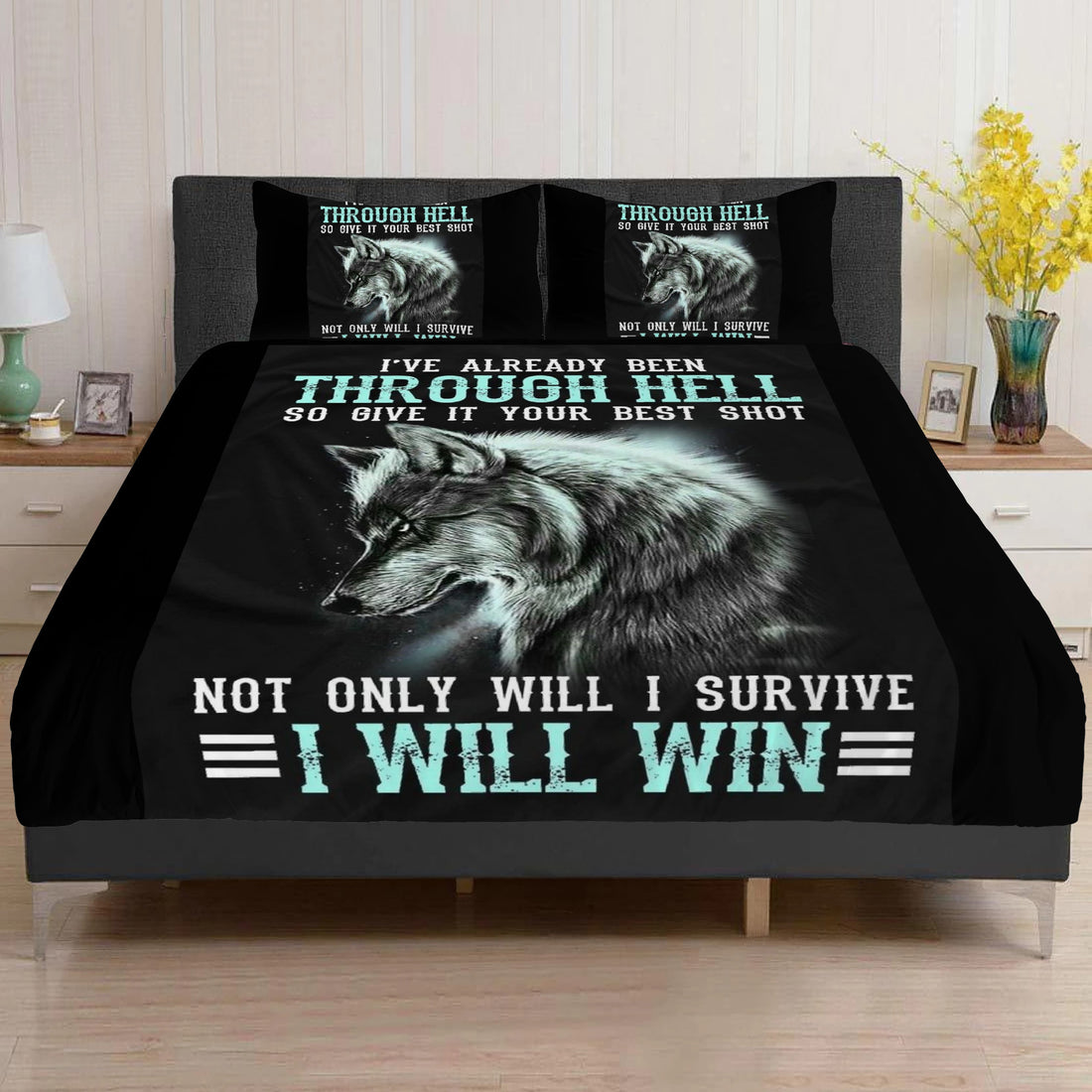 Bedding Wolf decoration