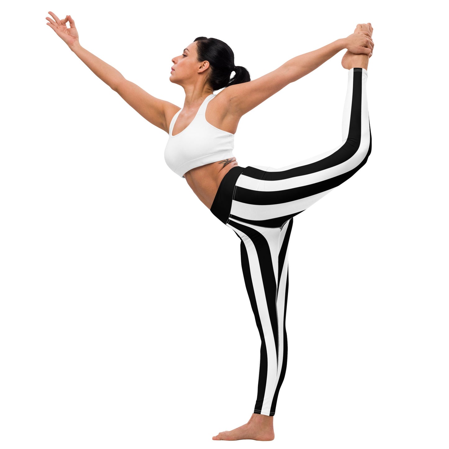 Yoga Leggings Black and White Home-clothes-jewelry