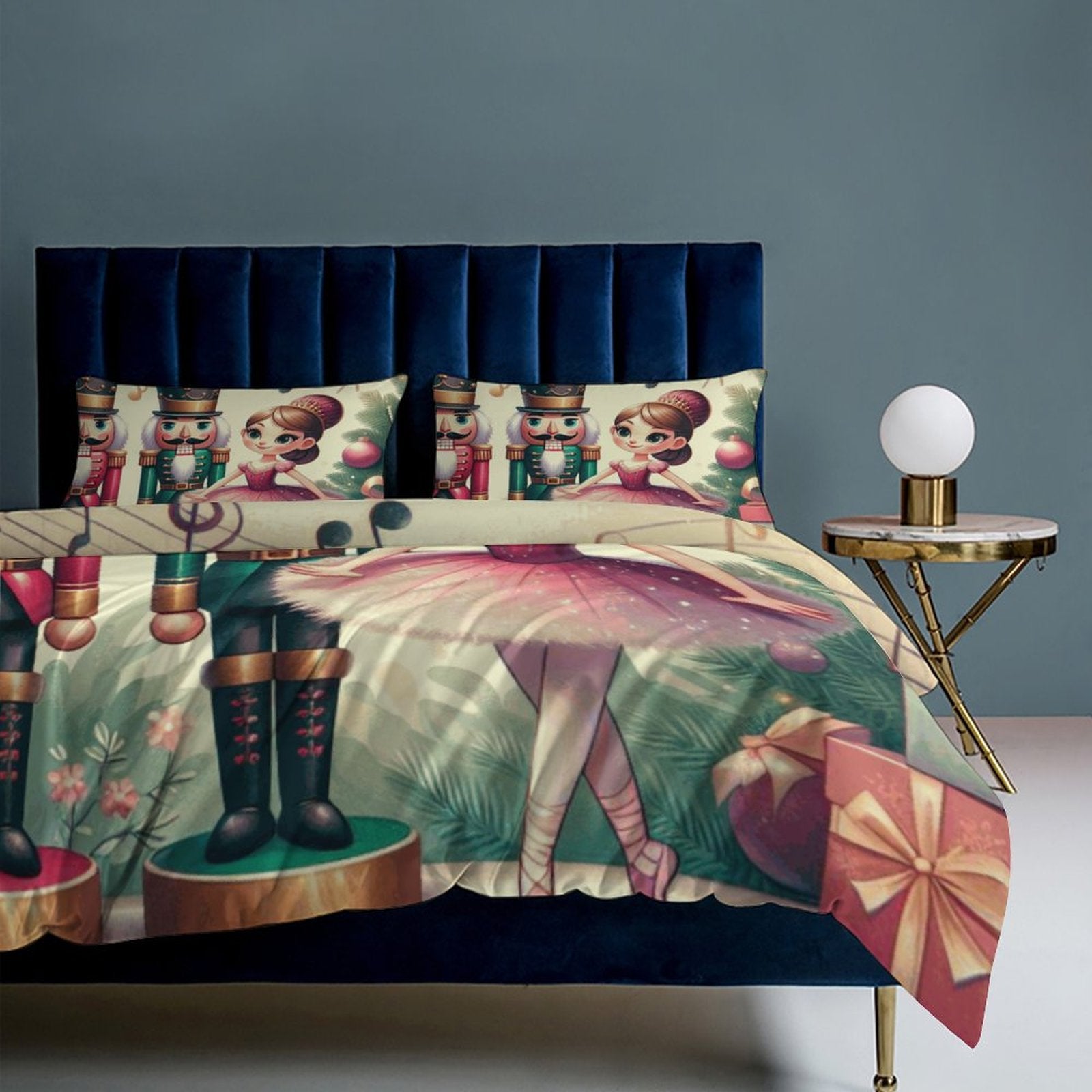 3-Piece Bedding Set-86&quot;×70&quot;/ 218×177cm (Dual-sidede Printing)