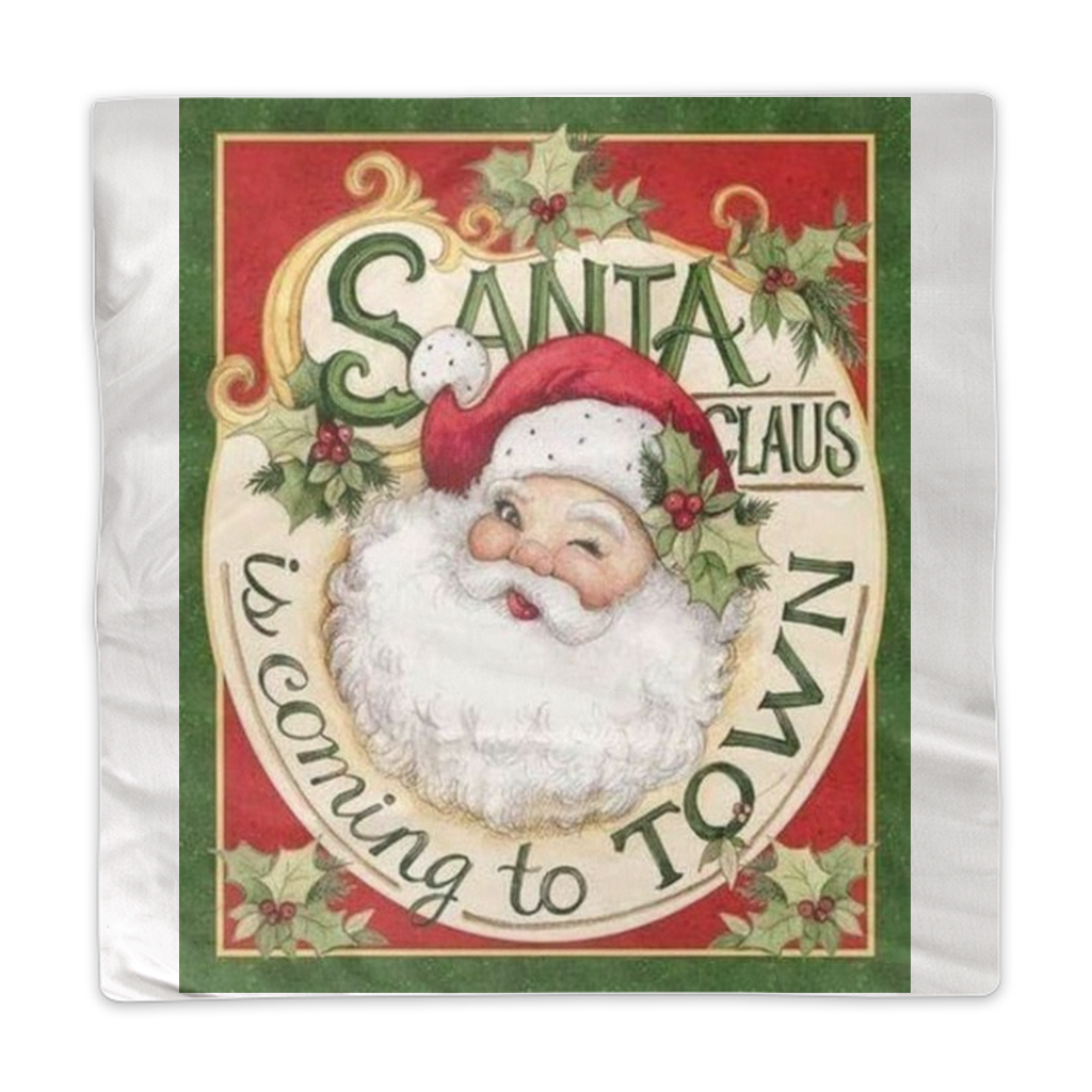 Cloth Napkins Santa Claus Christmas.