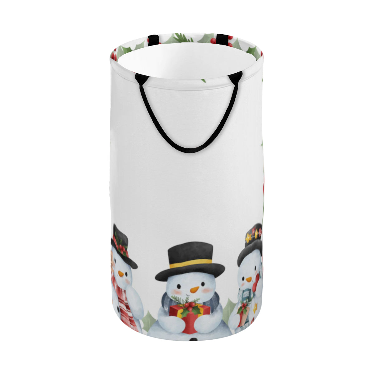 Large Capacity Foldable Laundry Basket Snowman