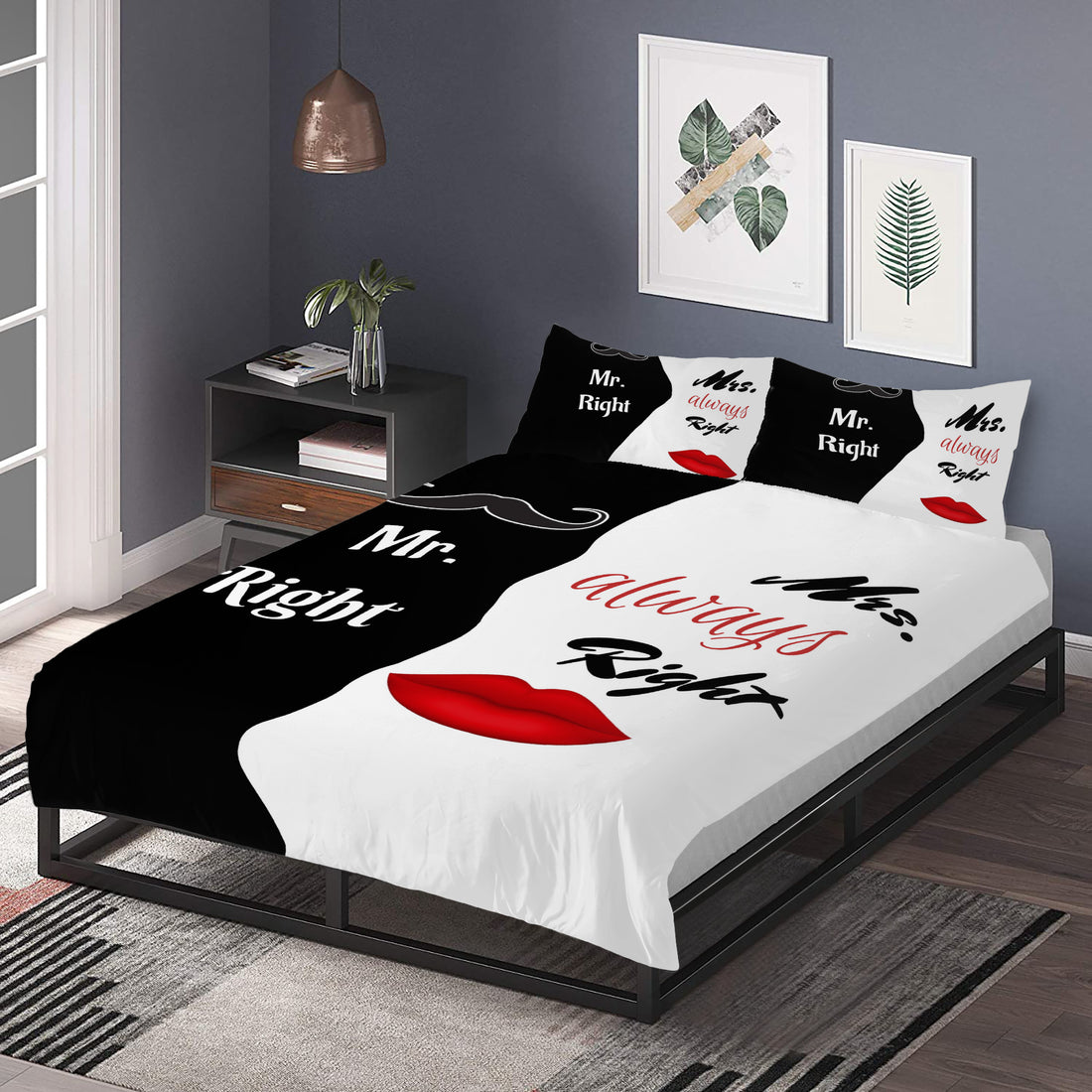 Bedding Mr.Right and Mrs.always Right