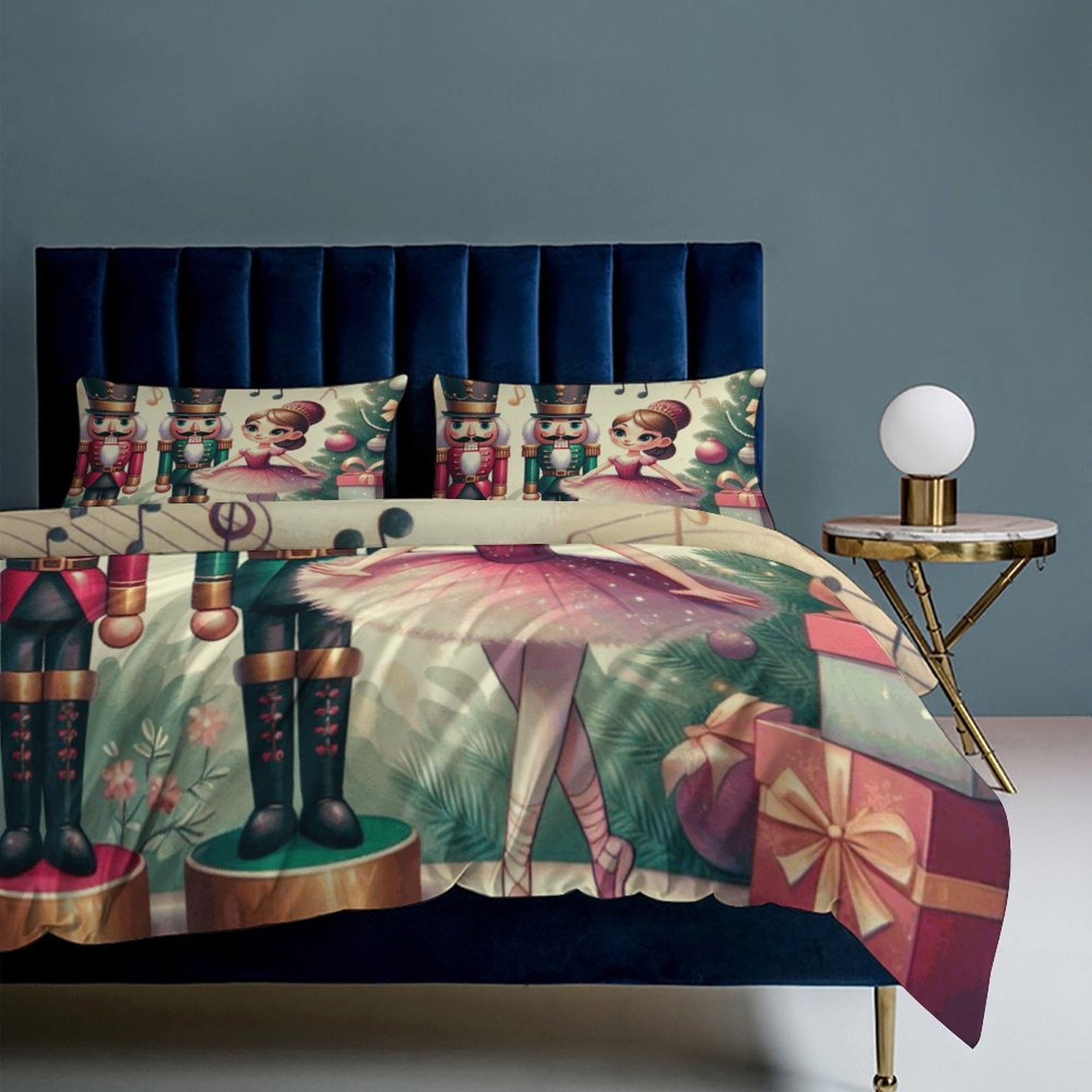 3-Piece Bedding Set-90&quot;x90&quot;/ 229x229cm (Dual-sided Printing)