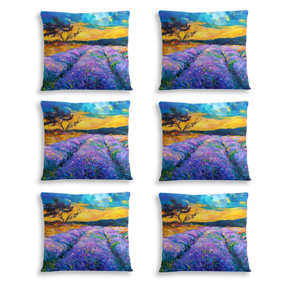 Cushion cover (6 sets, same sides)｜Polyester