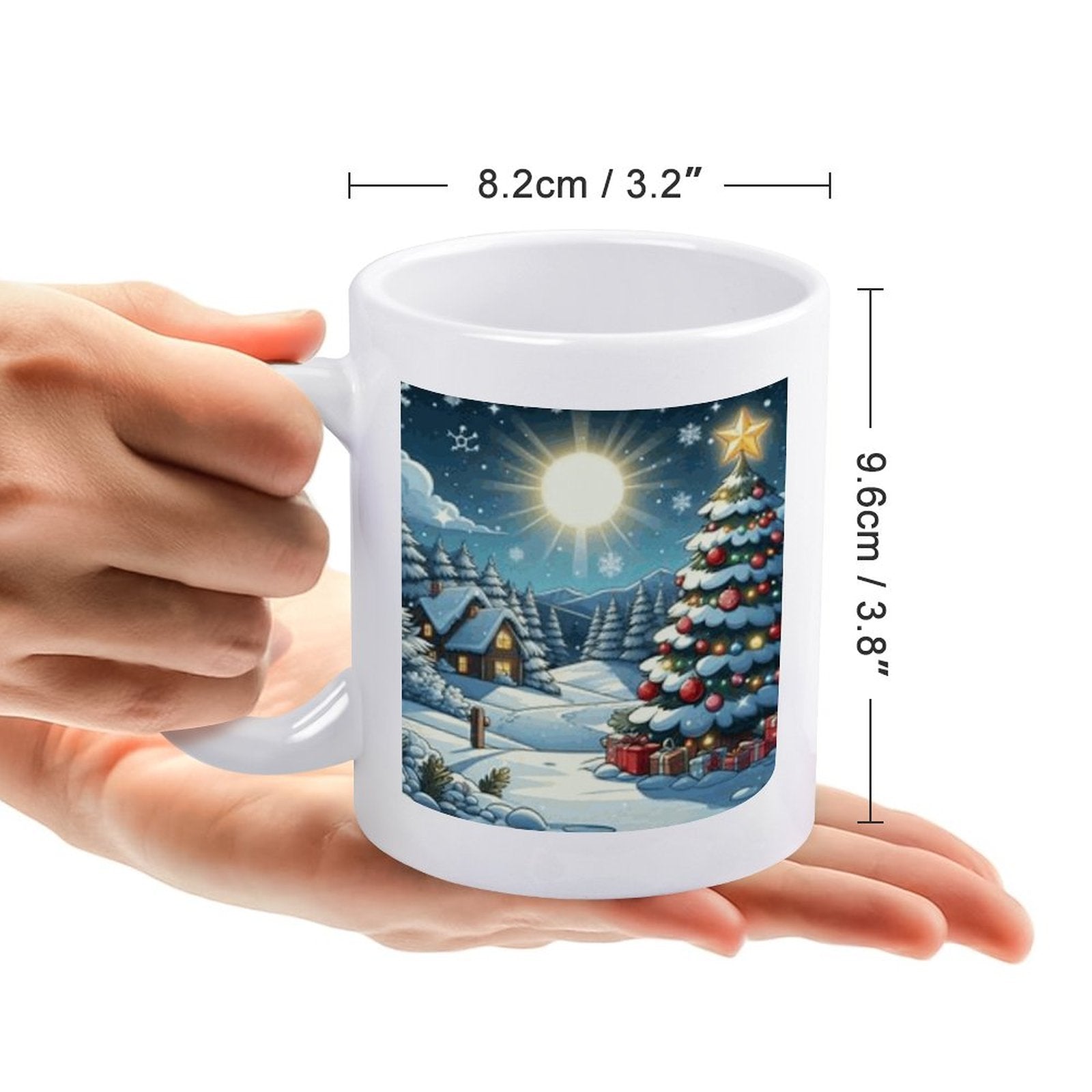 White Mug Printing (Partial Printing)