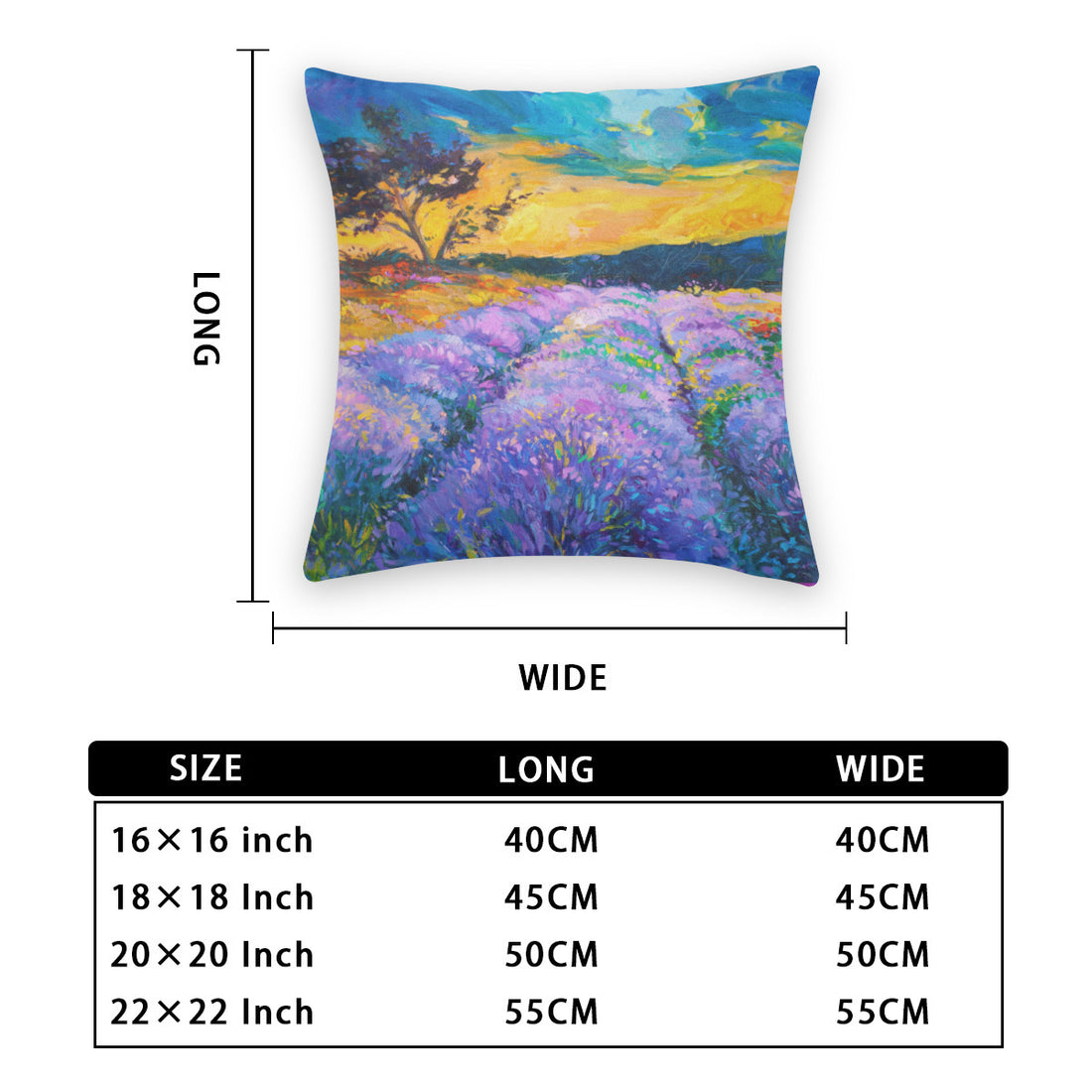 Cushion cover (6 sets, same sides)｜Polyester